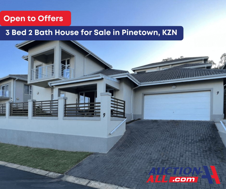 House For Sale: 3 Bed 2 Bath House in Pinetown, KwaZulu-Natal